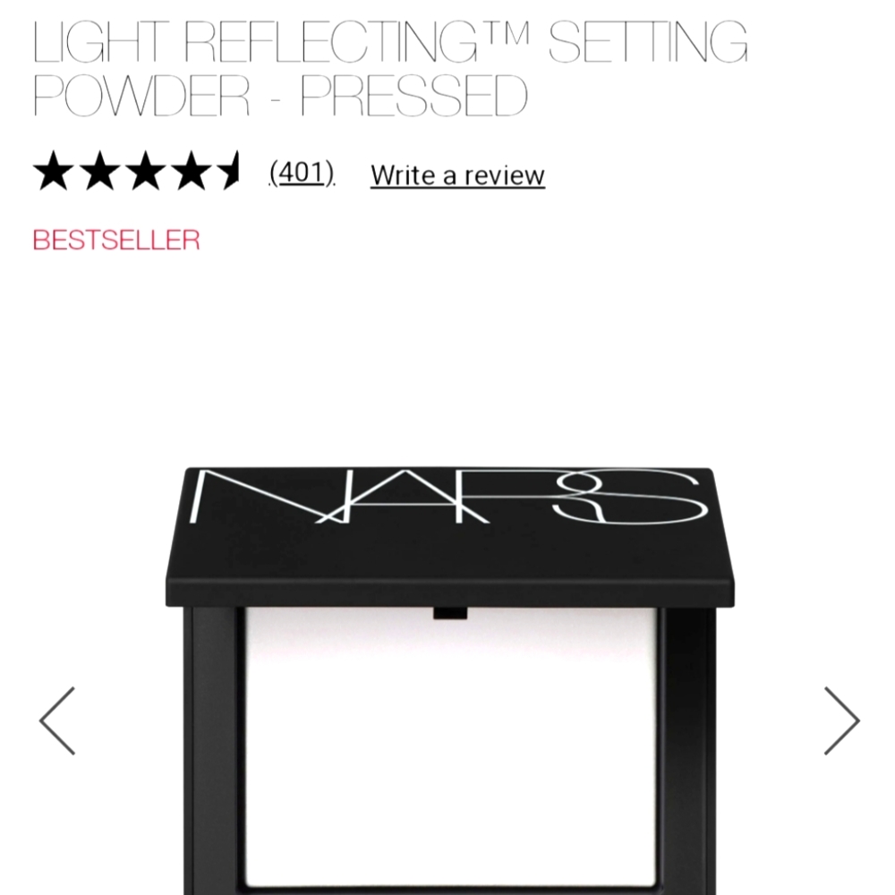 NARS Translucent Crystal Light-Reflecting Setting Powder-Pressed .10oz - Picture 2 of 6